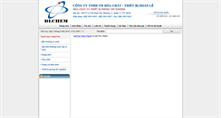 Desktop Screenshot of dlchem.com.vn